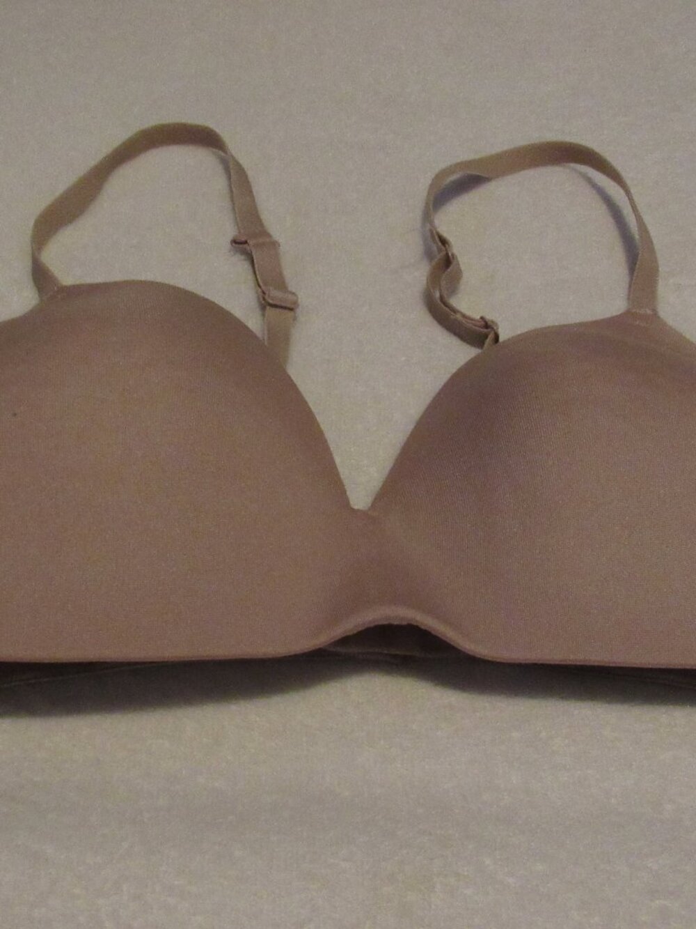 SO Wireless Beige Bra 36B USED
